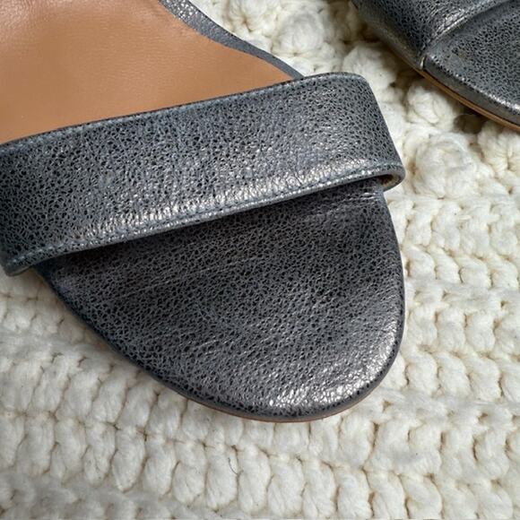 SUNDANCE Women's 40 Twilight Zephyr Ankle Strap Heeled Sandals Metallic Spain - Picture 6 of 12